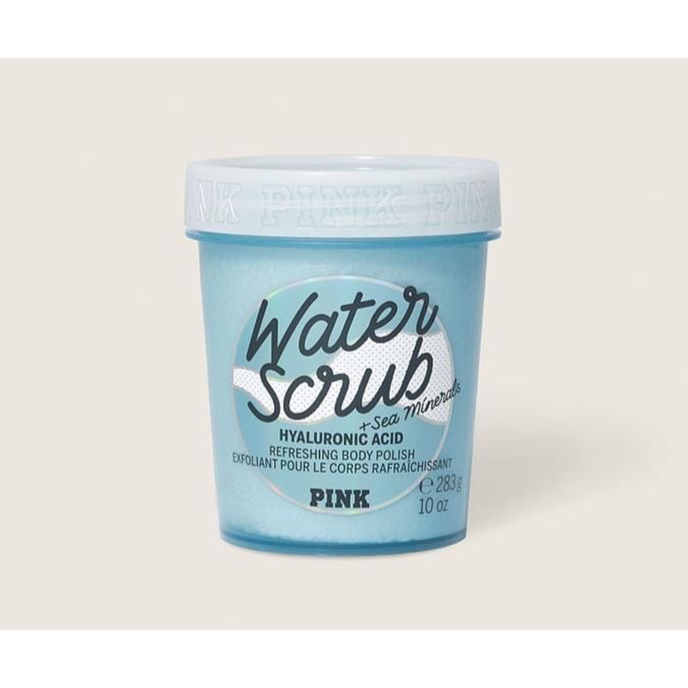 Victoria's Secret PINK Body Scrub Water Sea Salt Refreshing Hyaluronic Acid